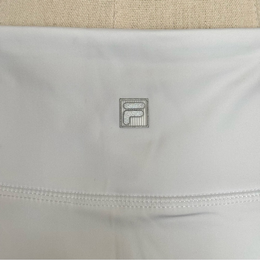 Fila White Tennis Skort with Gold and Lavender Trim - Picture 3 of 16
